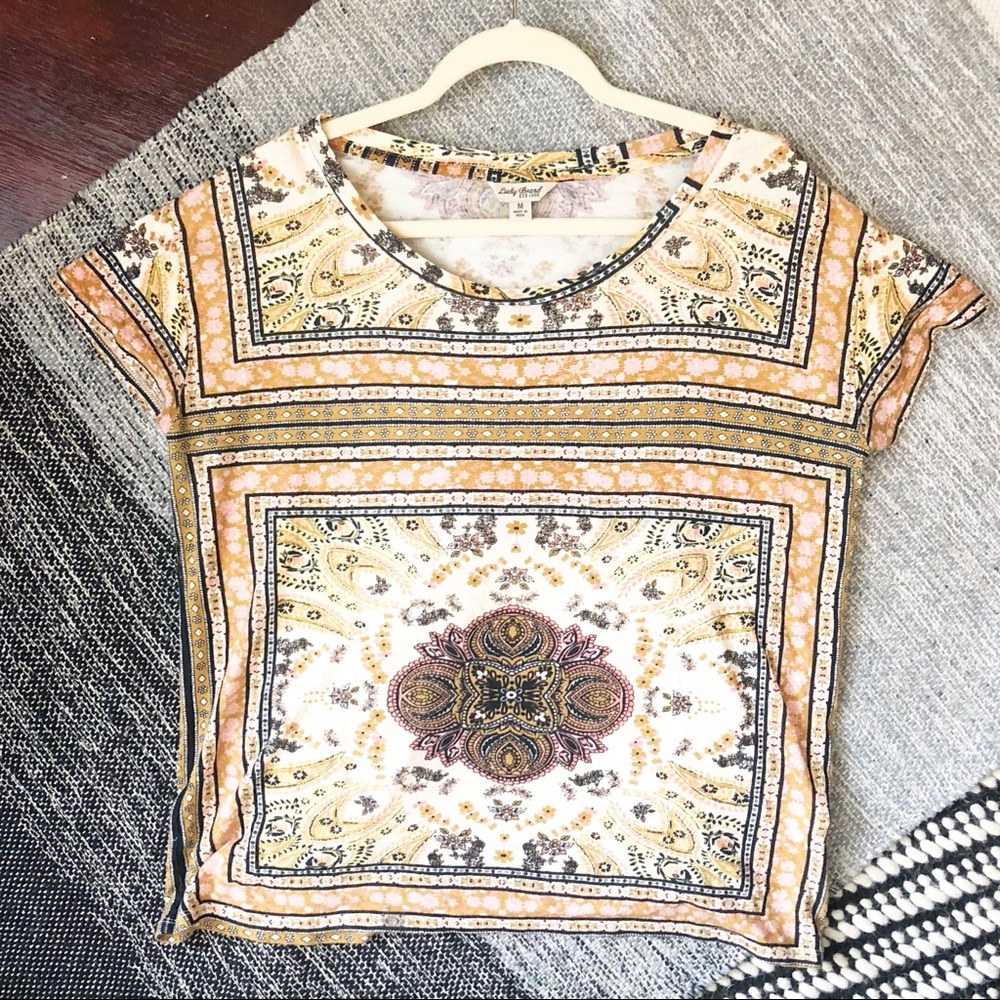 ☔️Lucky Brand printed tee